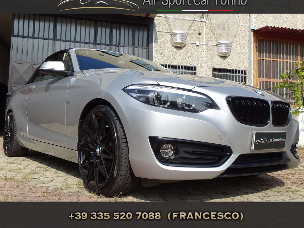 BMW 218 d Cabrio Sport Line Gancio Traino Omologato