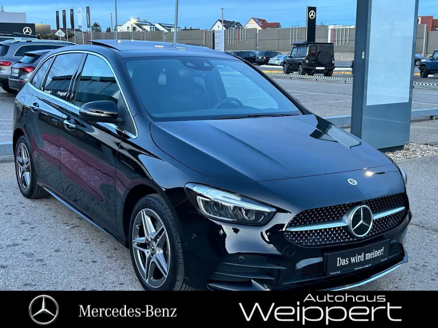 Mercedes-Benz B 250 B250e MBUX DIS PAN LED AHK 360 MEMO AMGLINE PREM Schwarz - 2