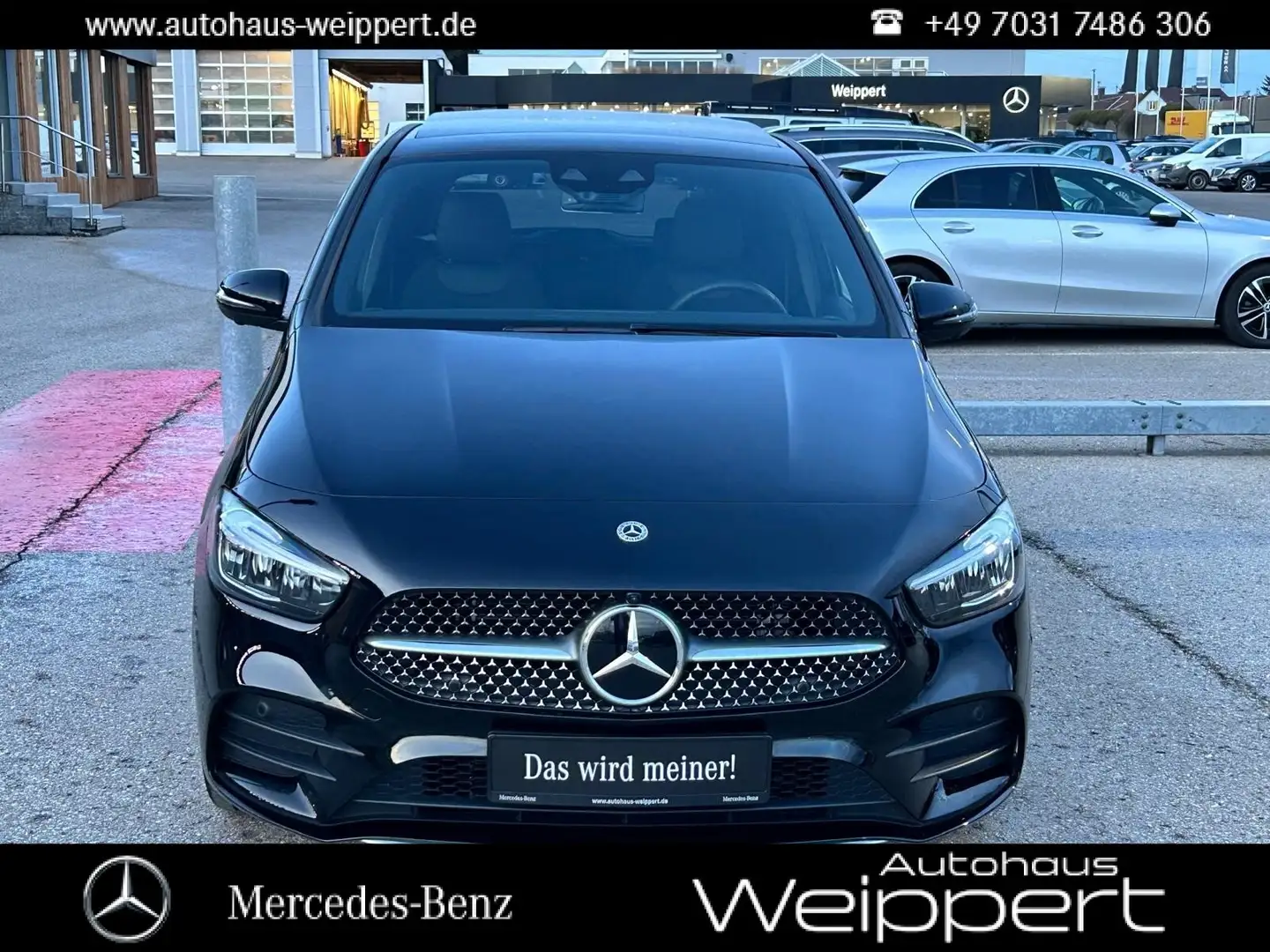 Mercedes-Benz B 250 B250e MBUX DIS PAN LED AHK 360 MEMO AMGLINE PREM Schwarz - 1