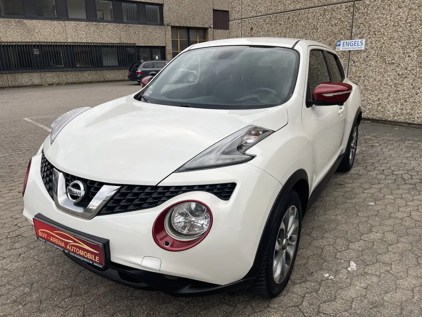 Nissan Juke 1.2 Tekna 1.Hand Voll Weiss Leder Led Navi Top Bianco - 1