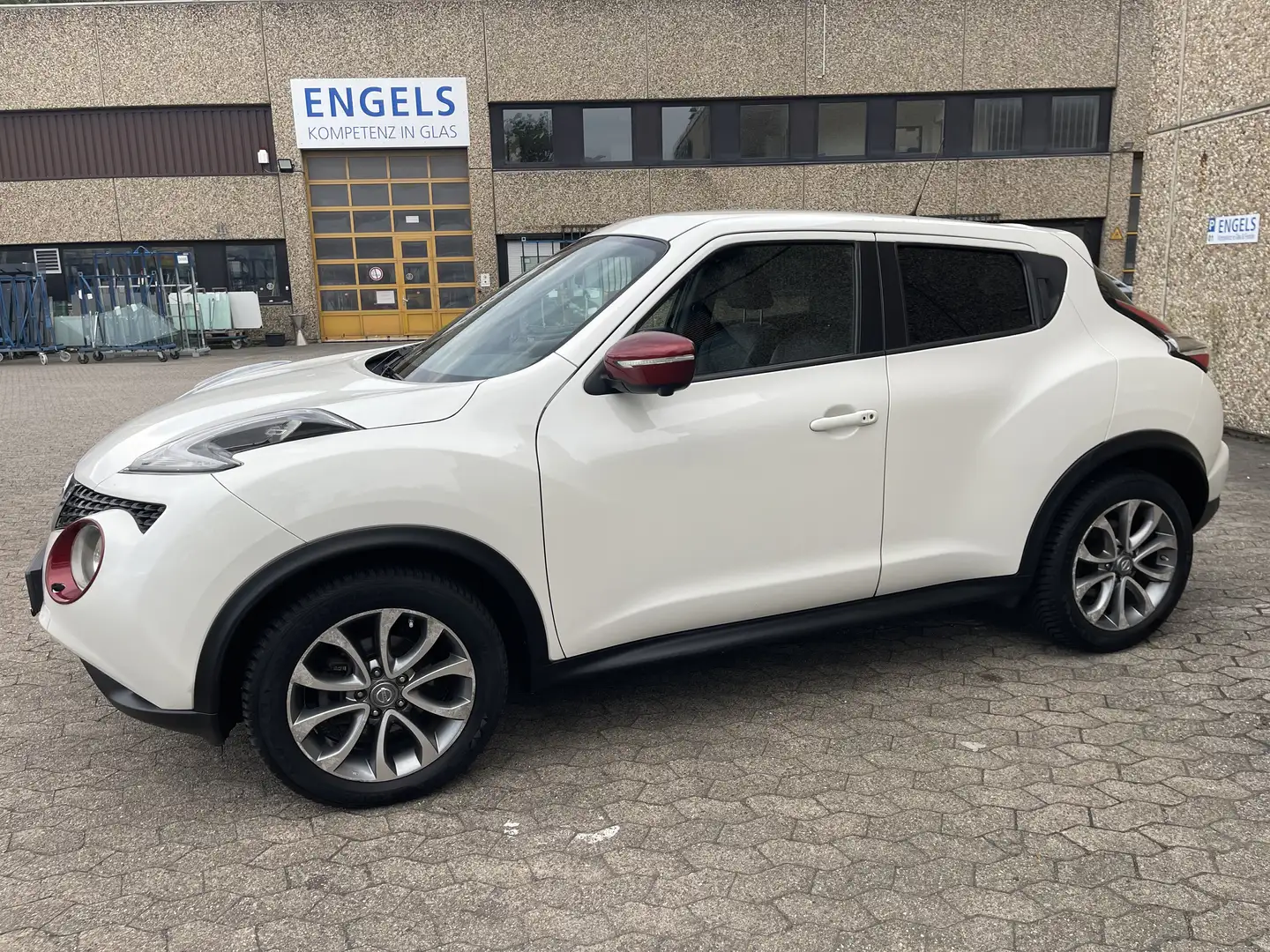 Nissan Juke 1.2 Tekna 1.Hand Voll Weiss Leder Led Navi Top Bianco - 2