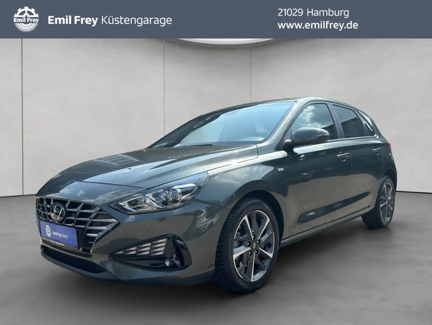 Hyundai i30 1.0 T-GDI 48V-Hybrid Trend PDC GRA SHZ RFK Grau - 1
