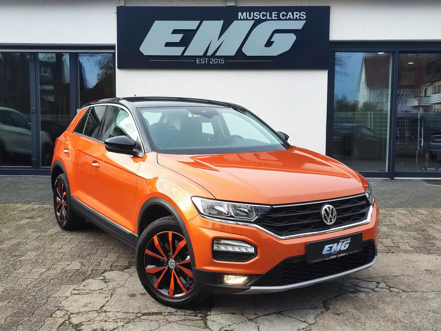 Volkswagen T-Roc 2.0 TDI Style 4Motion*NAVI*ACC*DMS*SHZ*AHK* Orange - 1