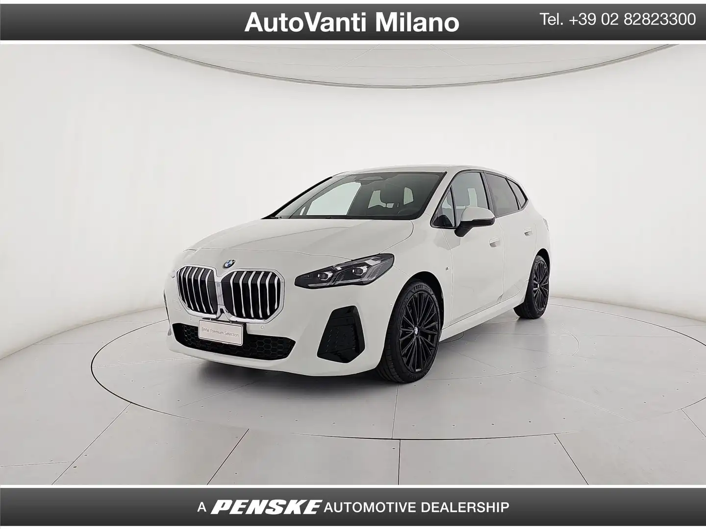BMW 218 218d Active Tourer Msport auto Weiß - 1