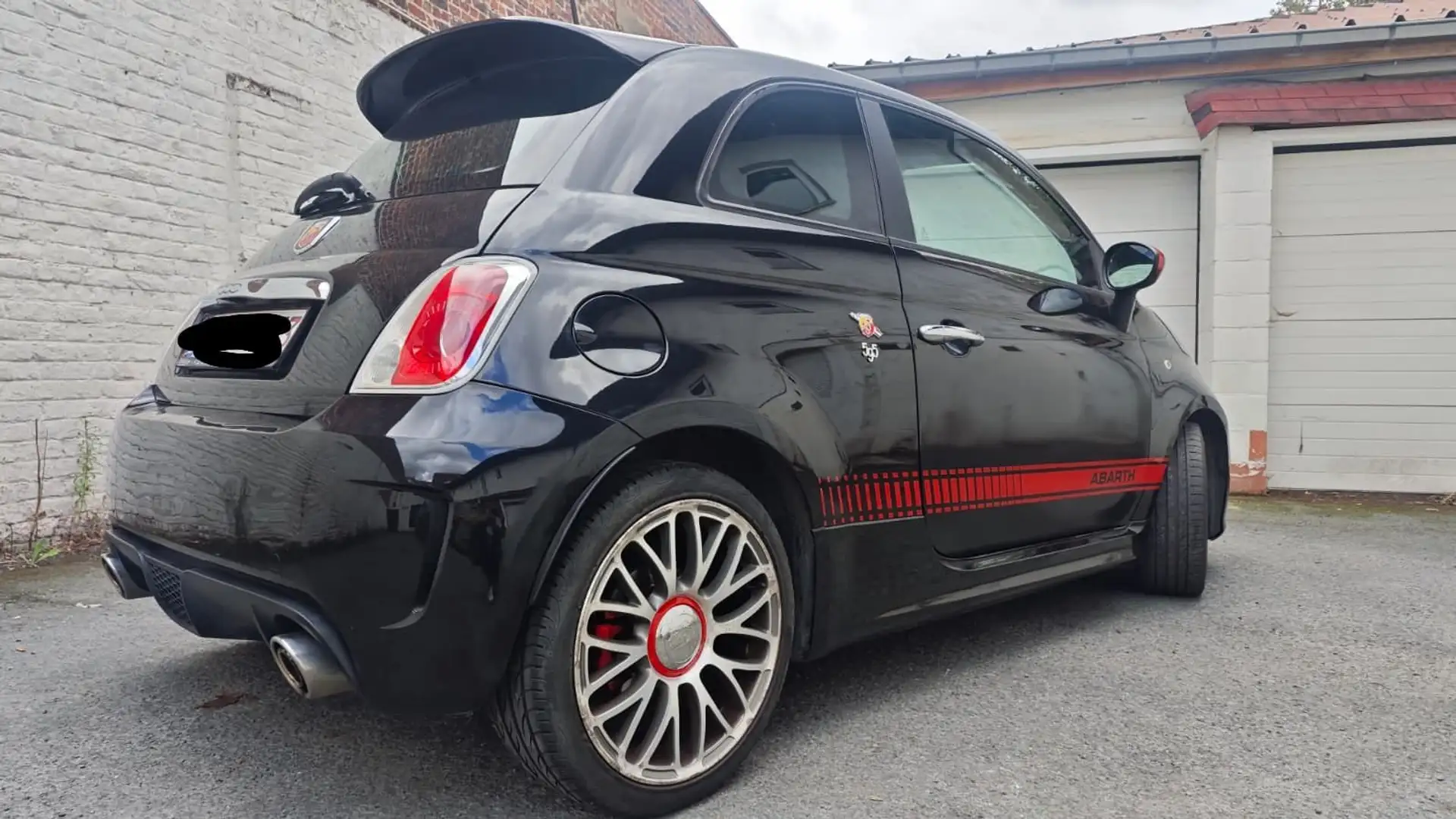 Abarth 500 Zwart - 2