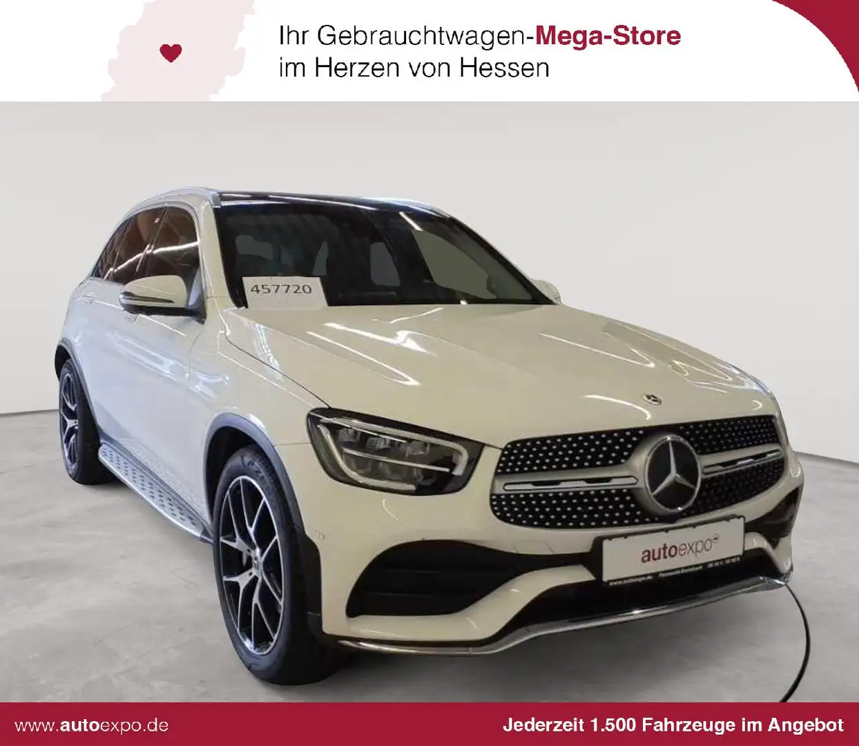 Mercedes-Benz GLC 400 GLC 400 d 4M 9G AMG BusiAdvP PANO AHK Weiß - 1