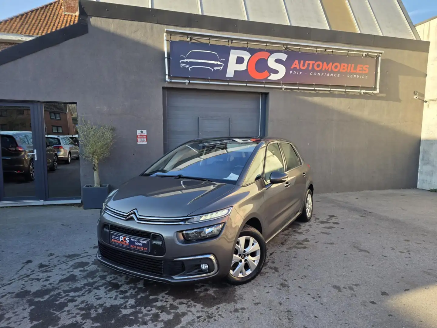 Citroen C4 Picasso 1.6 HDi Shine*CAMERA*GPS*BLUETOOTH*GARANTIE*.. Gris - 1