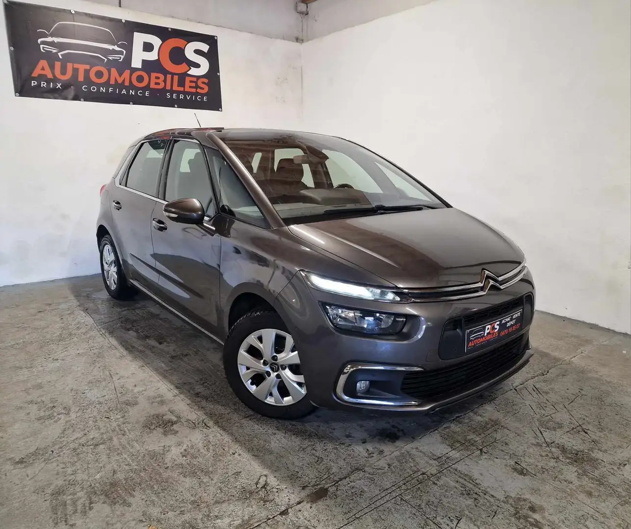 Citroen C4 Picasso 1.6 BlueHDi Shine*CAMERA*GPS*BLUETOOTH*GARANTIE*.. Grijs - 1