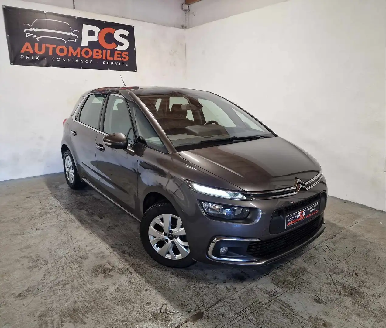 Citroen C4 Picasso 1.6 BlueHDi Shine*CAMERA*GPS*BLUETOOTH*GARANTIE*.. Grijs - 2
