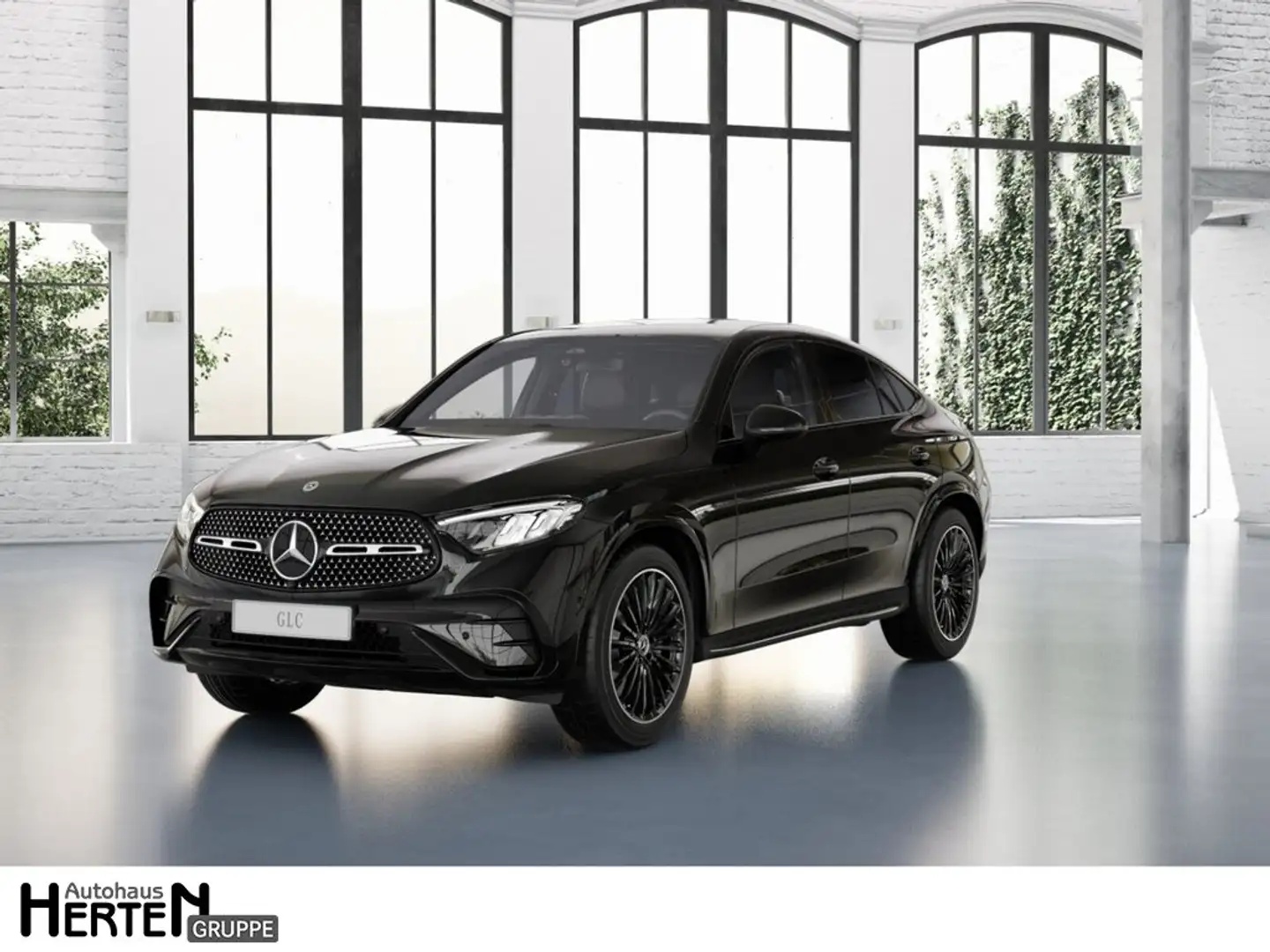 Mercedes-Benz GLC 200 4M Coupe+AMG-LINE+NIGHT-PAKET+TRITTB.ALU Noir - 1