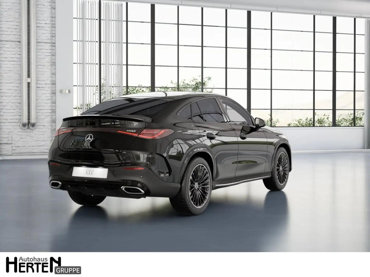 Mercedes-Benz GLC 200 4M Coupe+AMG-LINE+NIGHT-PAKET+TRITTB.ALU Noir - 2