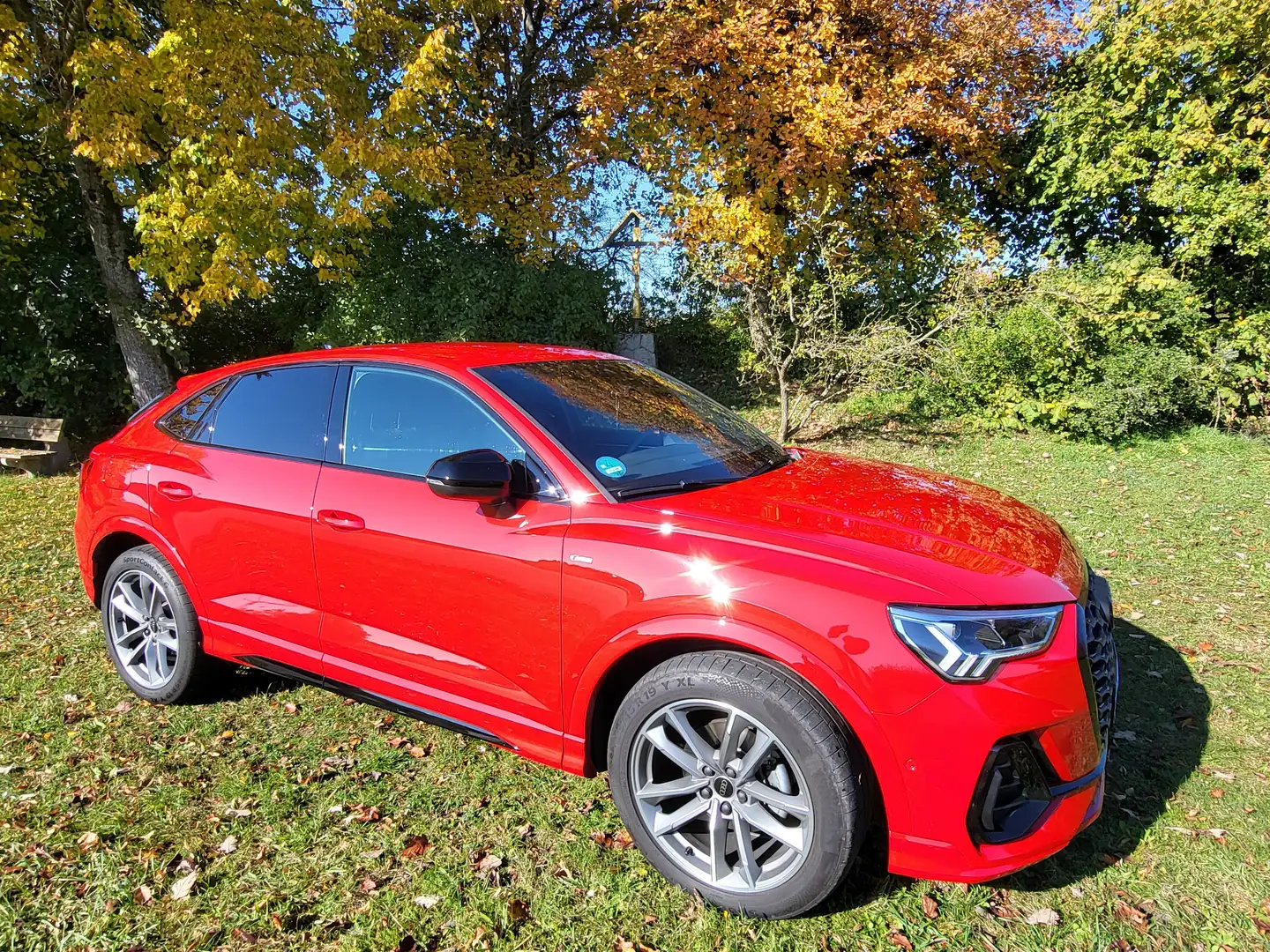 Audi Q3 Q3 35 TDI Sportback S tronic S line Rot - 2