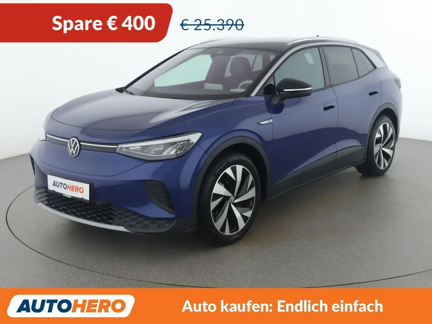 Volkswagen ID.4 electric drive 150 kW 1st Pro Performance Blau - 1
