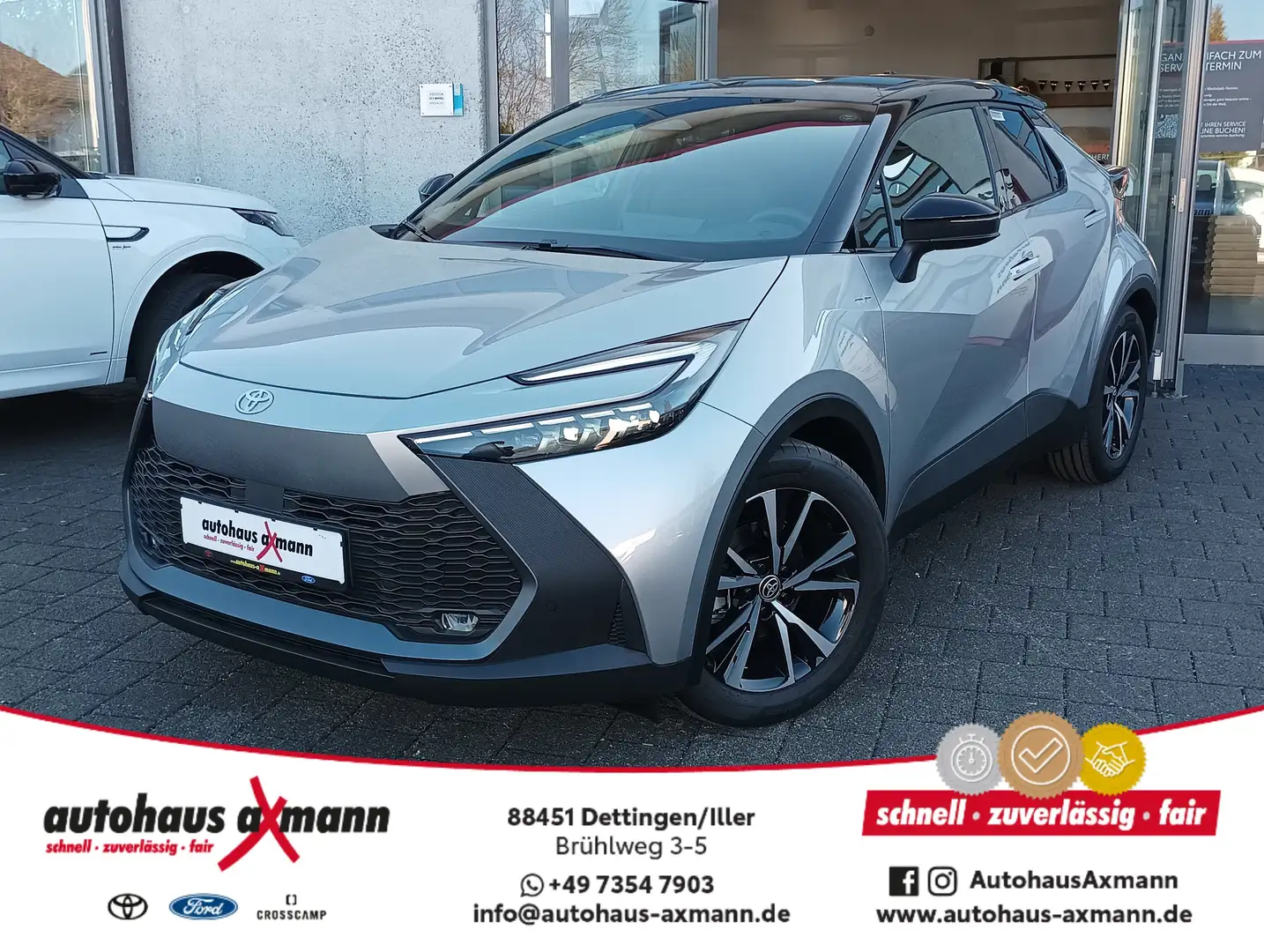 Toyota C-HR 1.8 Hybrid Team Deutschland Technik Paket Silber - 1