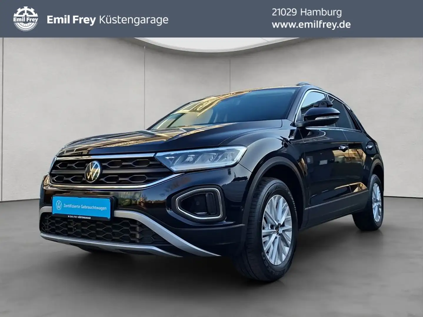 Volkswagen T-Roc 2.0 TDI DSG Life ACC RFK APP CONNECT Schwarz - 1