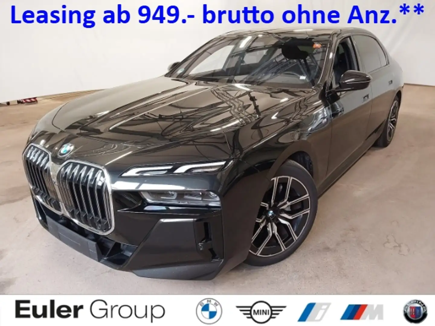 BMW 740 d xD M-Sport 20'' Pano AHK IconicGlow DA+ PA+ UPE Schwarz - 1