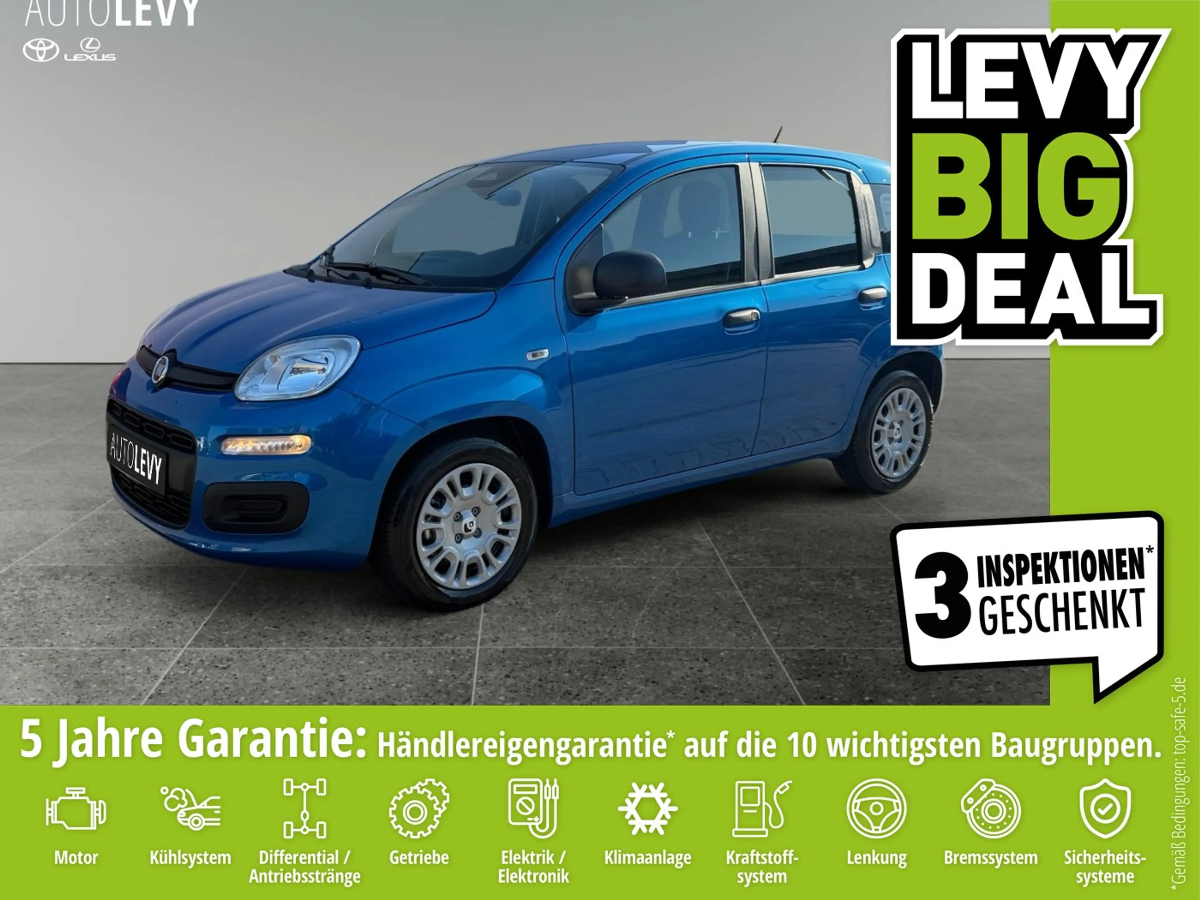 Fiat Panda Pandina GSE 1.0 48kW Pop Spurhalteassis.+Sommerr.