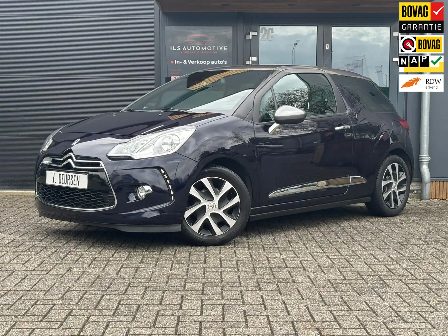 Citroen DS3 1.2 VTi So Chic Blauw - 1