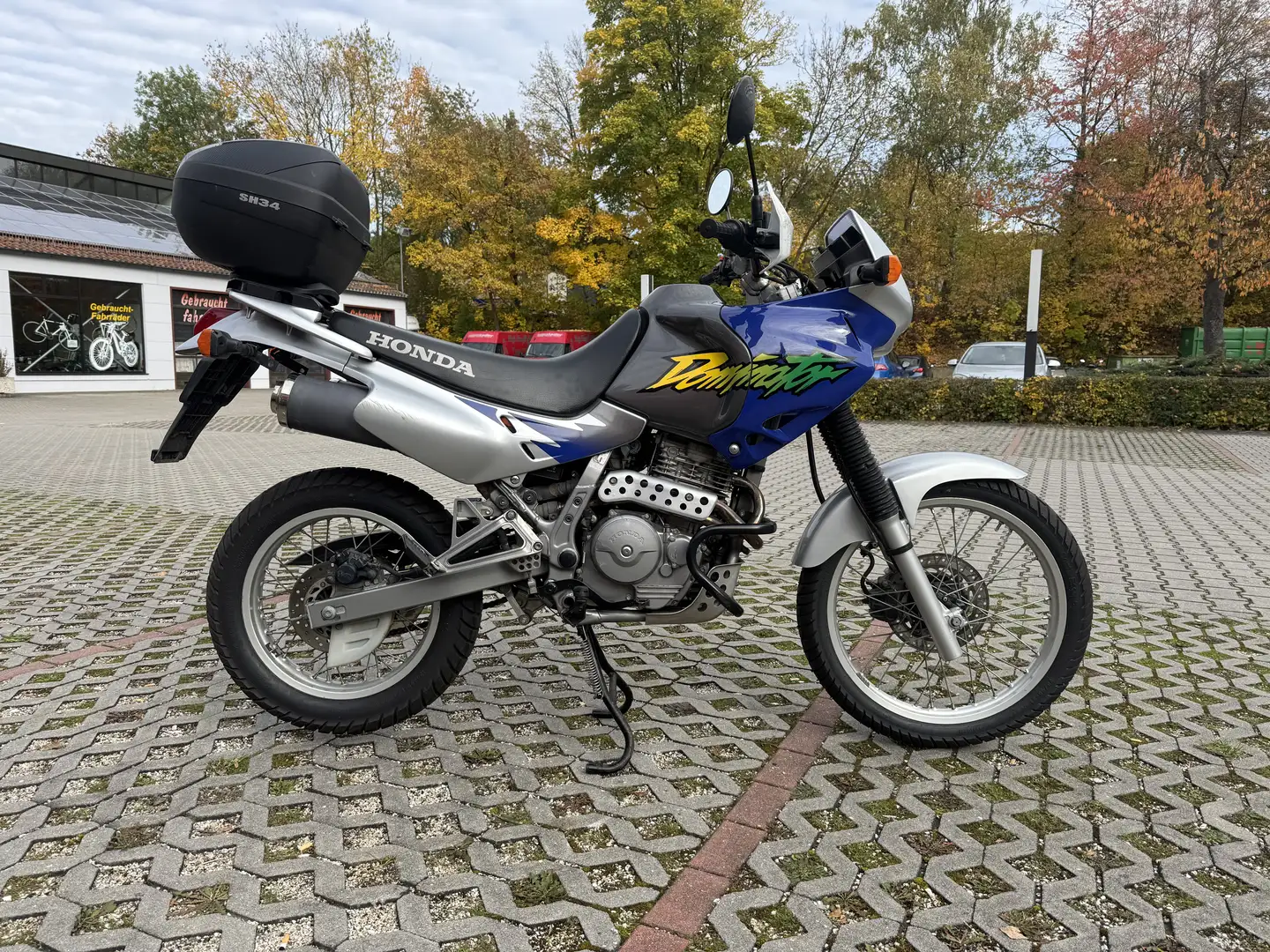 Honda NX 650 Dominator Blau - 2