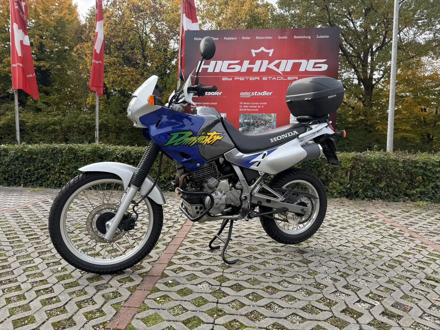 Honda NX 650 Dominator Blau - 1