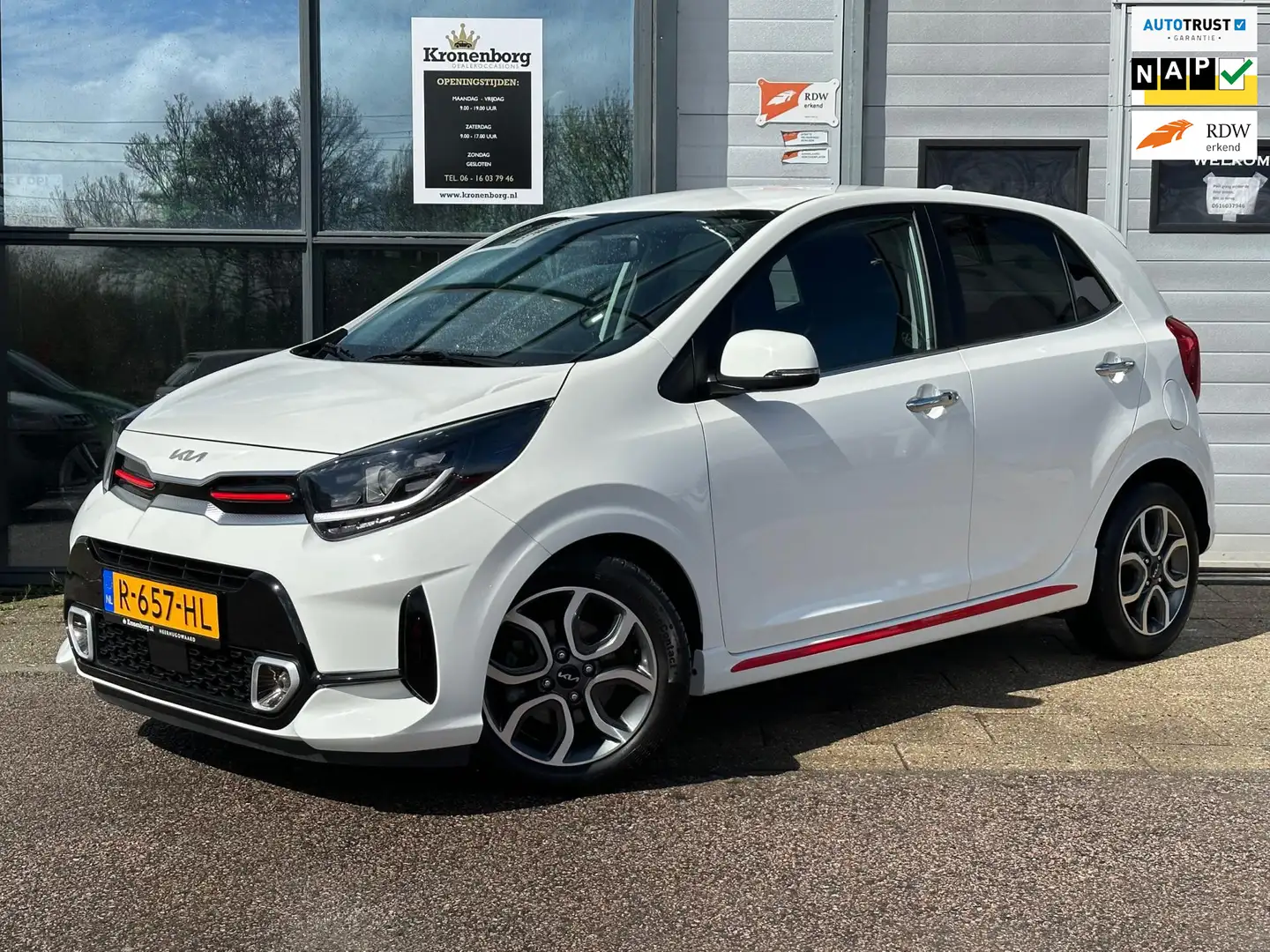 Kia Picanto 1.0 DPi GT-Line, CAMERA, LEDER, CARPLAY Wit - 1