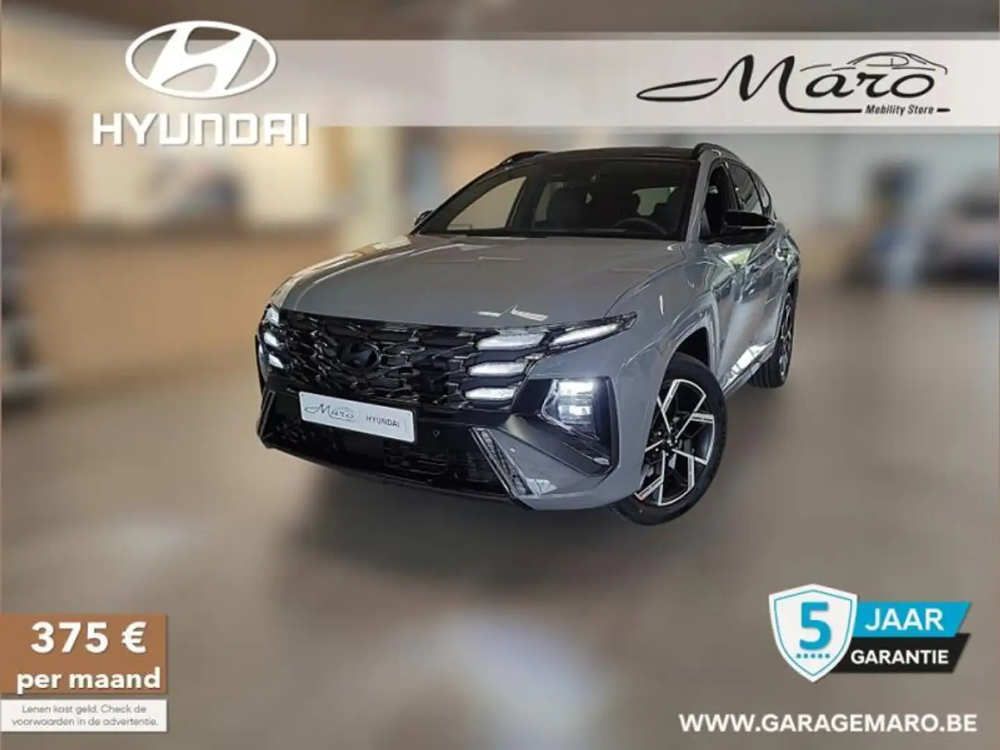 Hyundai TUCSON 1.6T-GDi HYBRIDE Shine N-Line Sens. | DIRECTIEWAGE Gris - 1