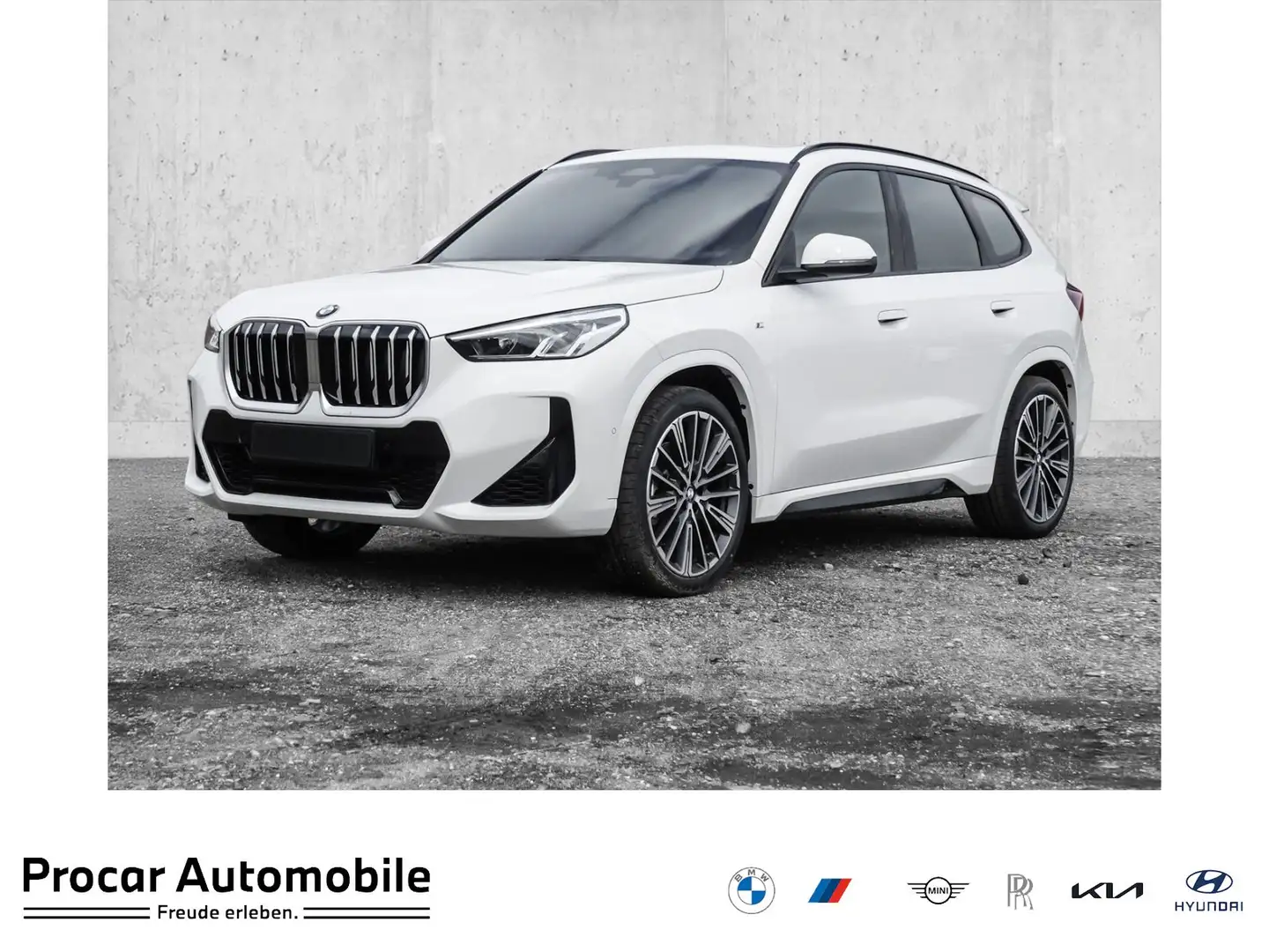 BMW X1 xDrive23i M Sport PANO ACC AHK RFK NAVI LED Blanc - 1
