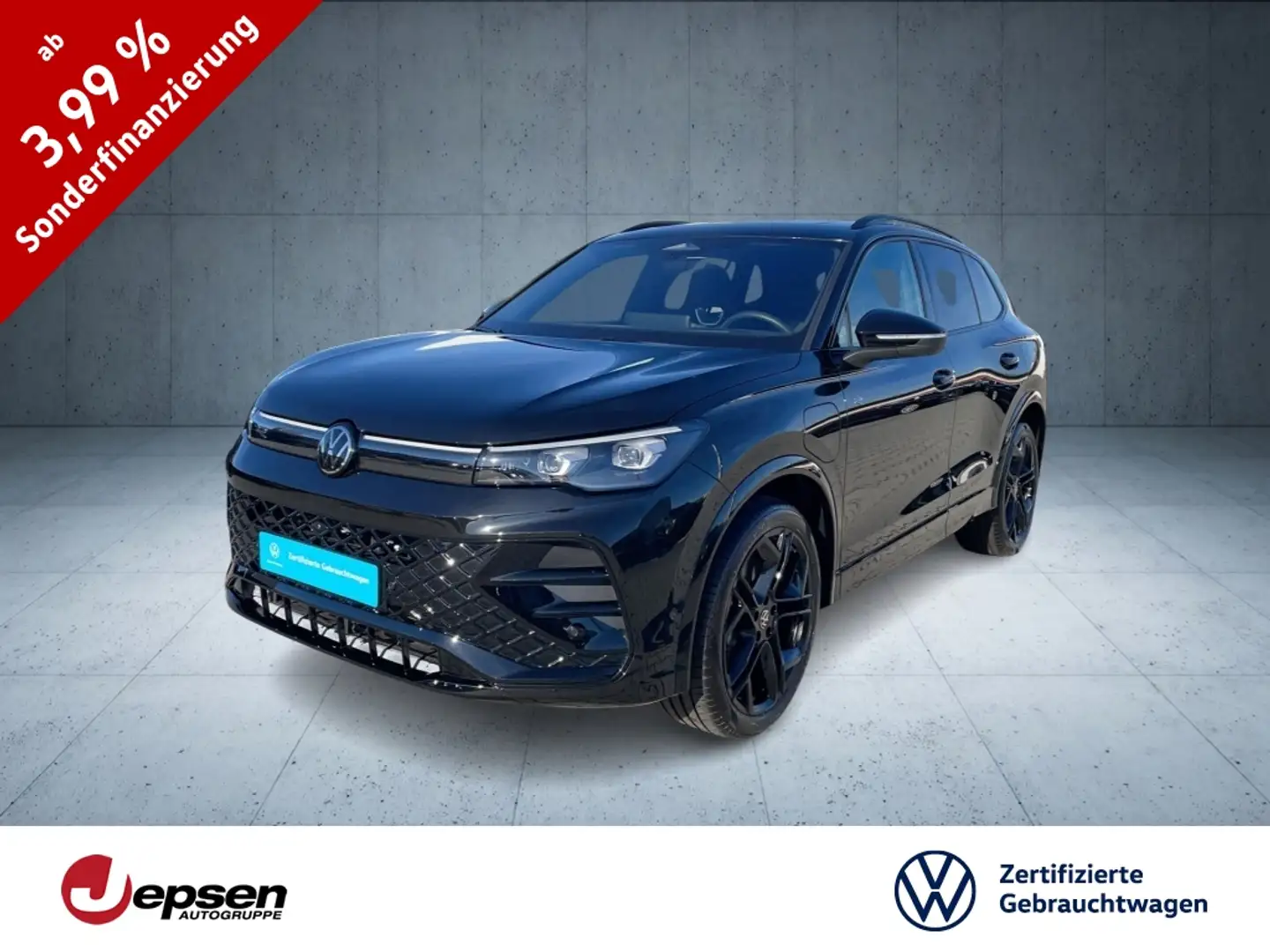 Volkswagen Tiguan R-Line 1.5 eTSI DSG AHK+ACC+AreaAView+HuD Schwarz - 1