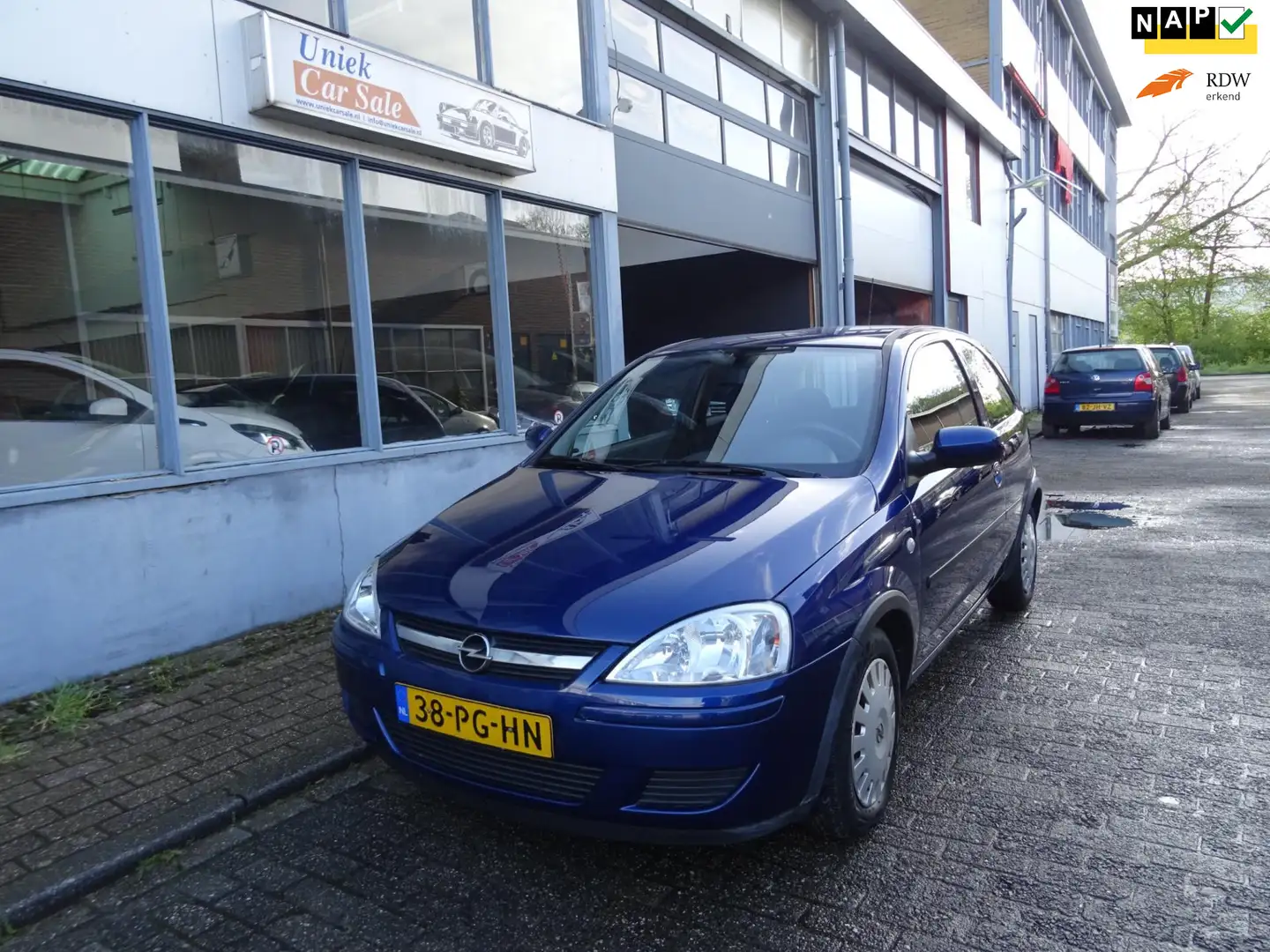 Opel Corsa 1.2-16V Enjoy Automaat Bleu - 1