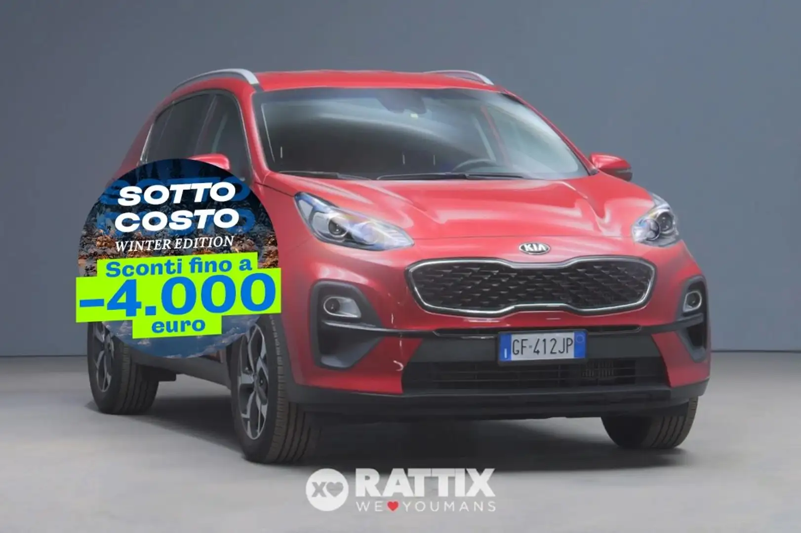 Kia Sportage 1.6 CRDI Mhev 136CV Business Class DCT Rosso - 1