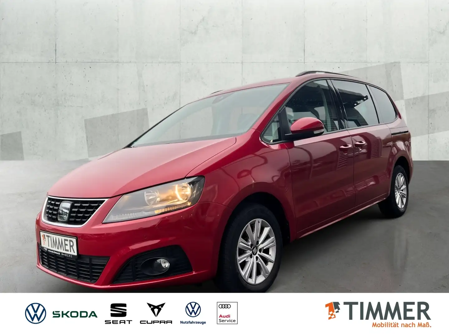 SEAT Alhambra 2.0 TDI STYLE *7-Sitz *ACC *NAVI *RKAM *SHZ *ALU Rot - 1
