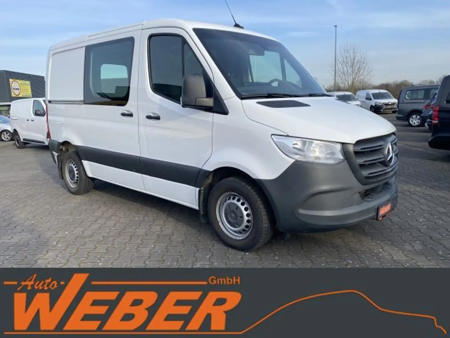 Mercedes-Benz Sprinter III Kasten 214 CDI L1 Kompakt Klima AHK Weiß - 2