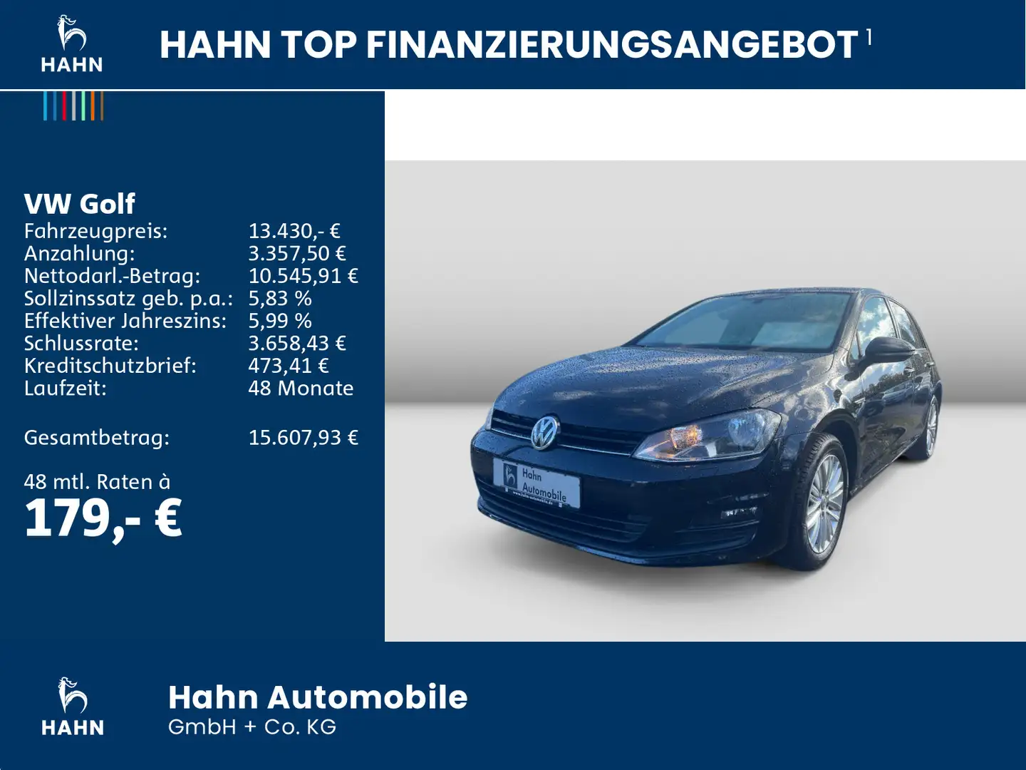 Volkswagen Golf VII Cup 1.2TSI DSG Standh Navi Parklenkassi Schwarz - 2