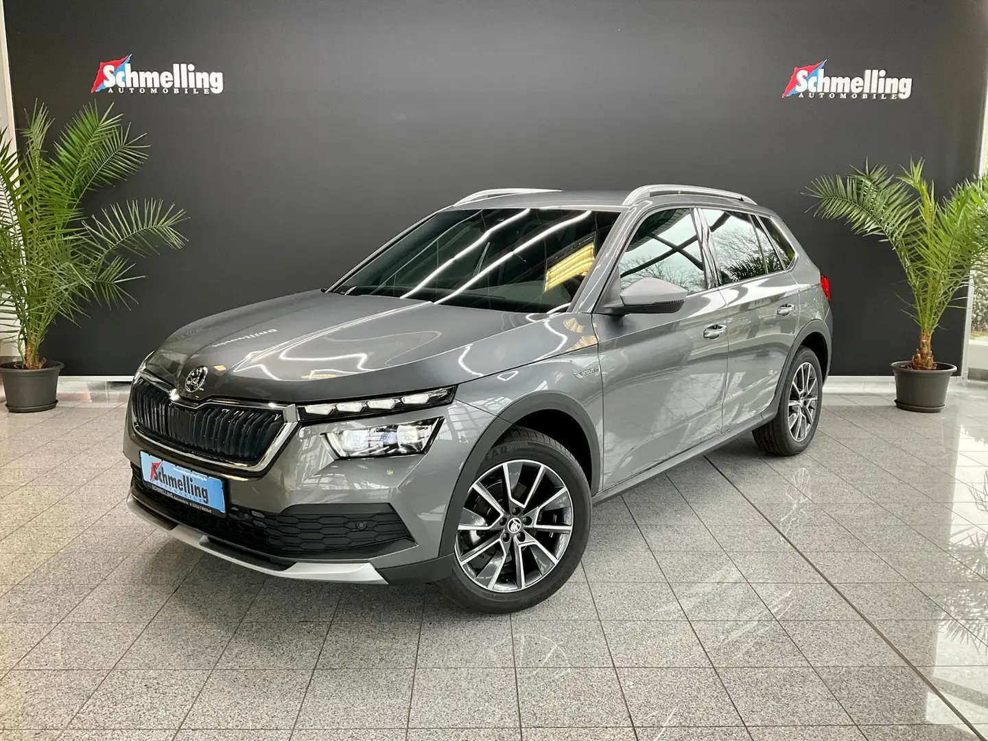Skoda Kamiq ScoutLine 1,0 l TSI LED AHK NAV E-KLAPPE Grau - 2