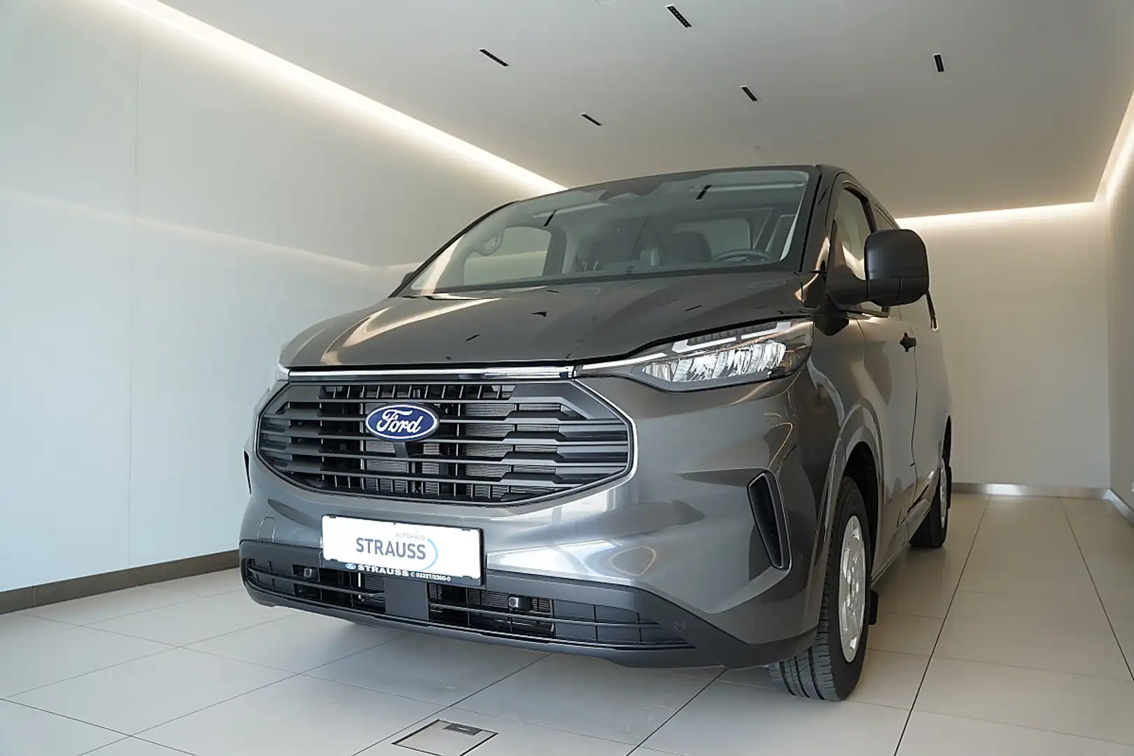 Ford Transit Custom Kasten 2,0 EcoBlue L1H1 320 Trend AWD Aut. Grau - 2