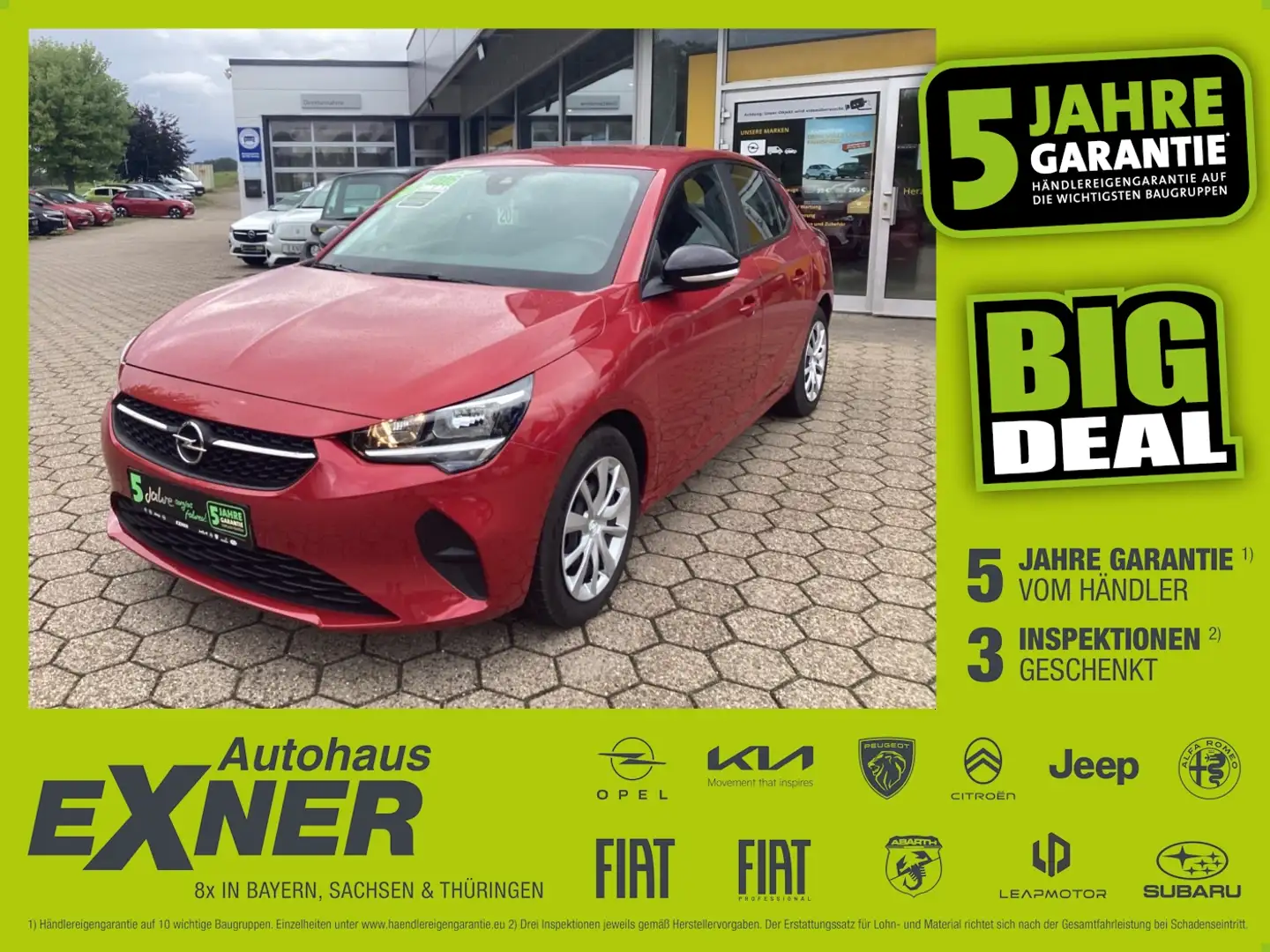 Opel Corsa 1.2 EDITION SHZ+Winterp.+Kam.+PDC+SpurH Rouge - 1