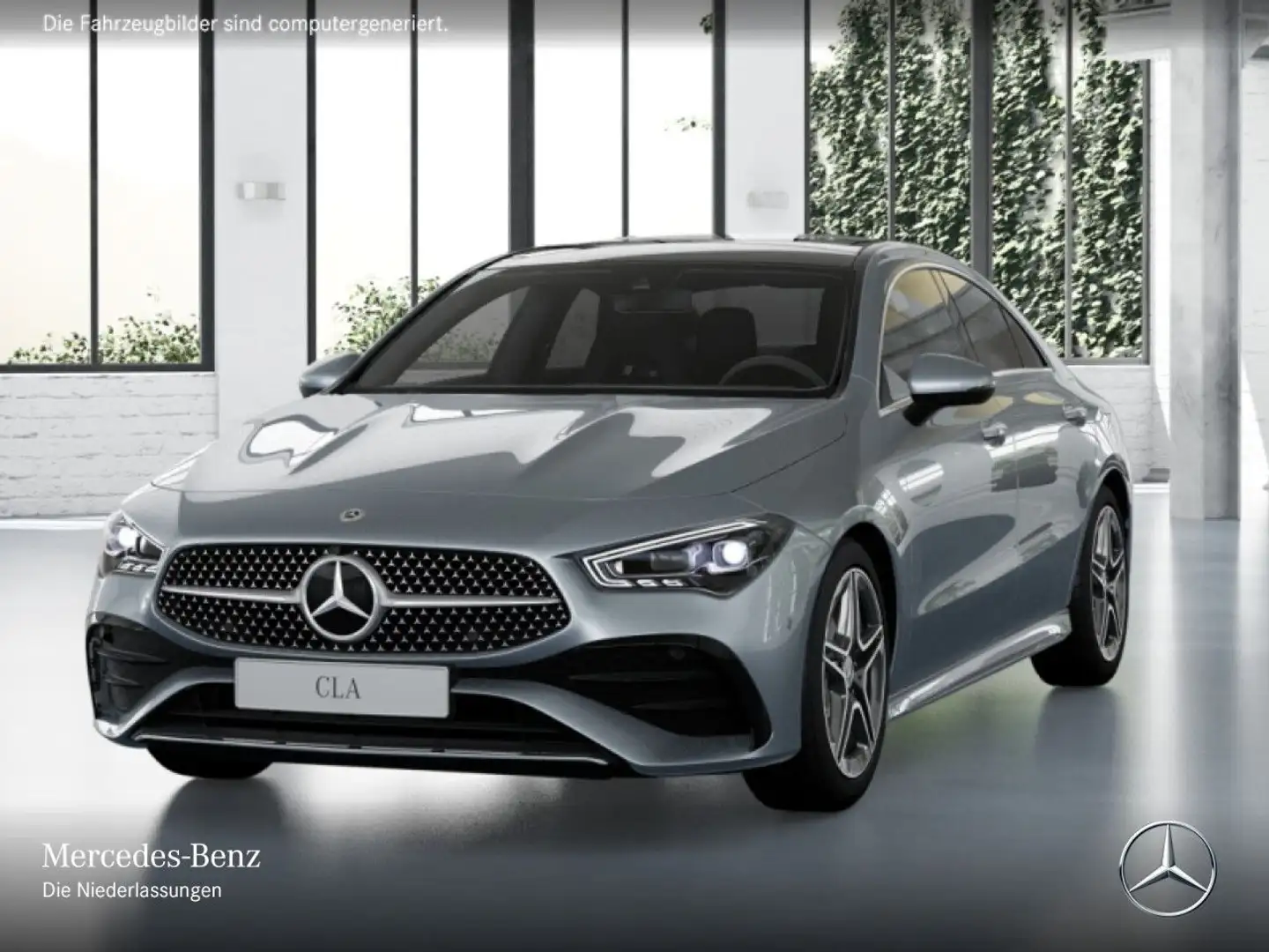 Mercedes-Benz CLA 180 AMG+PANO+360°+MULTIBEAM+TOTW+KEYLESS+7G Silber - 2