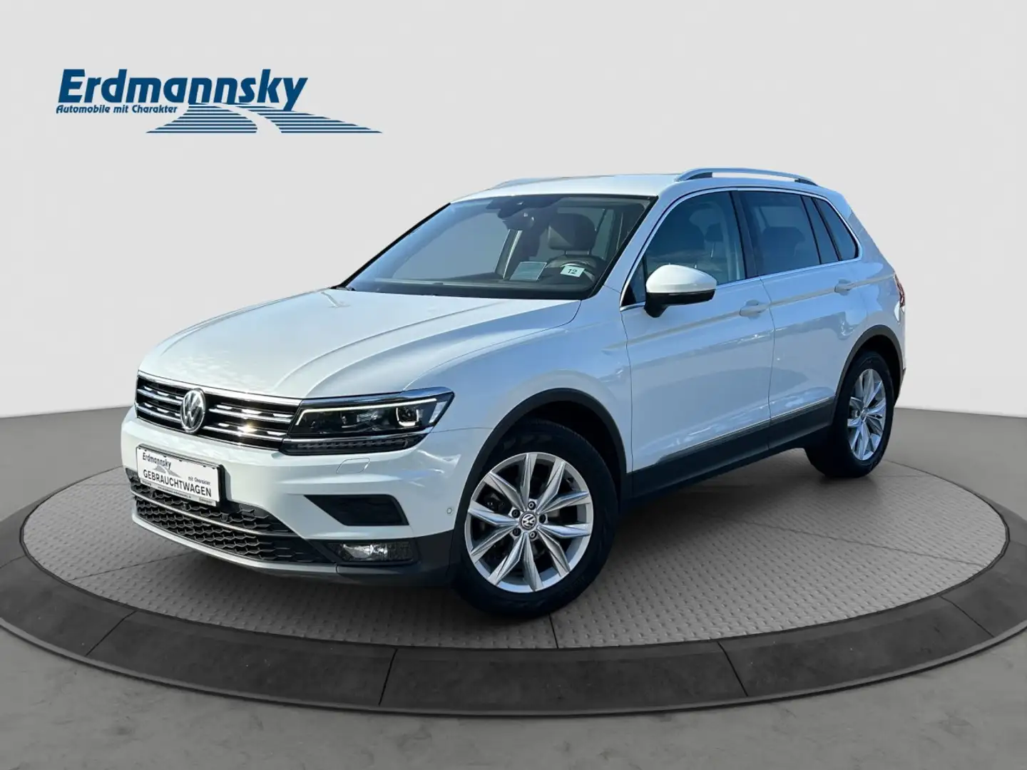 Volkswagen Tiguan Comfortline DSG/Leder/Standhz/ACC/Kam/18Z Klima Blanc - 1