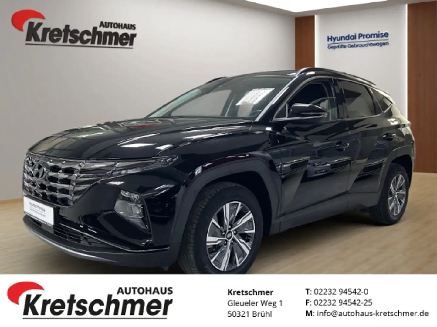 Hyundai TUCSON Trend Hybrid 4WD LED*NAVI*PDC*KAMERA*ACC*GARANTIE Schwarz - 1