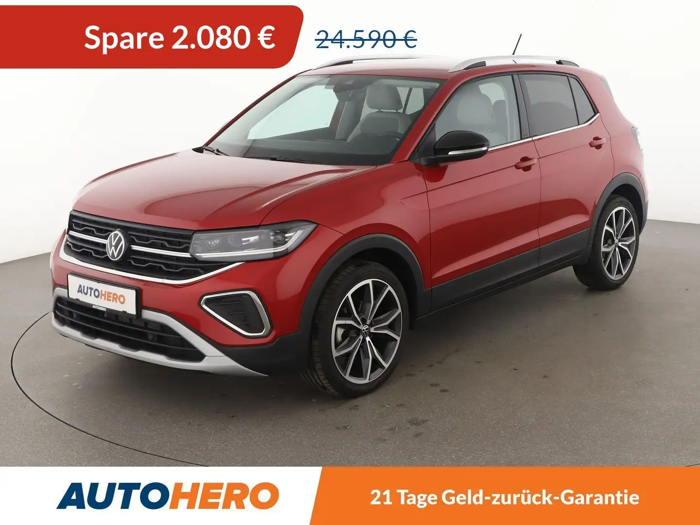 Volkswagen T-Cross 1.0 TSI Style*NAVI*ACC*LED*CAM*PDC* Czerwony - 1