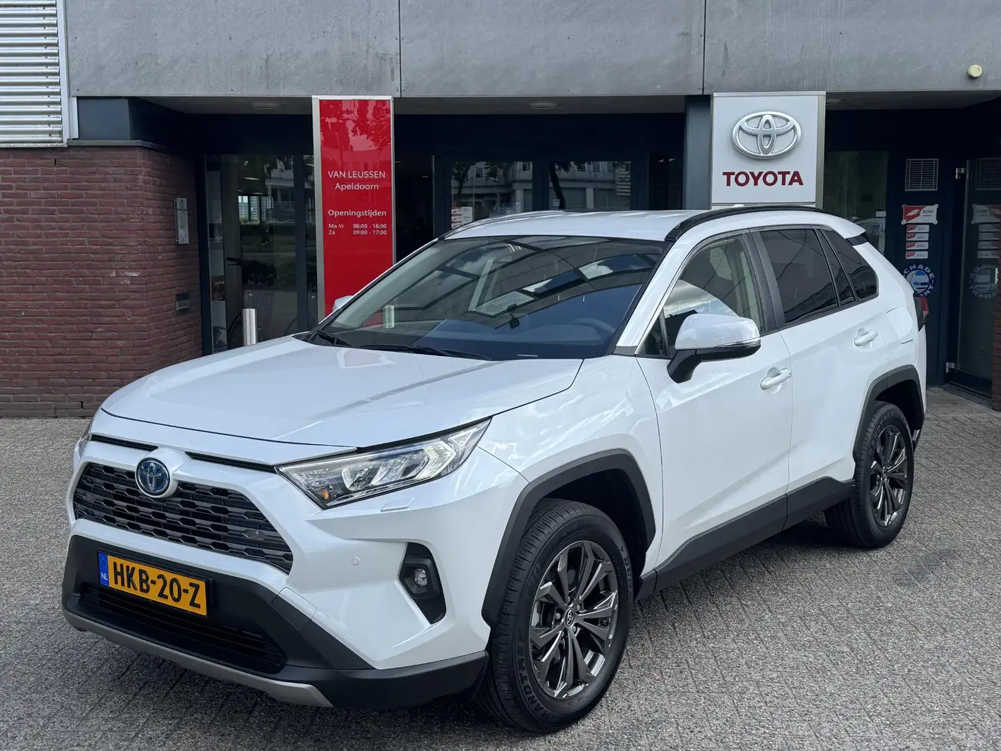 Toyota RAV 4 2.5 HYBRID STYLE STOEL/STUURVERW LEDER CAMERA 18'' Wit - 1