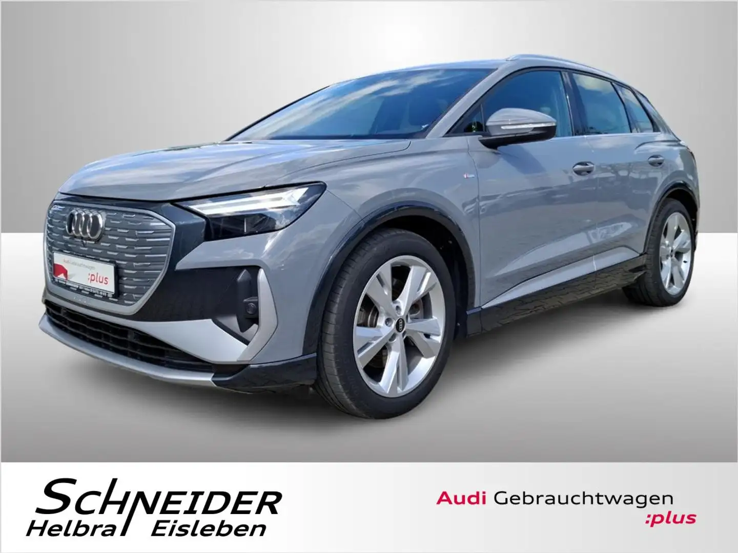 Audi Q4 e-tron 40 S-LINE NAVI+SHZ+LED+DAB Sportpaket Grau - 1