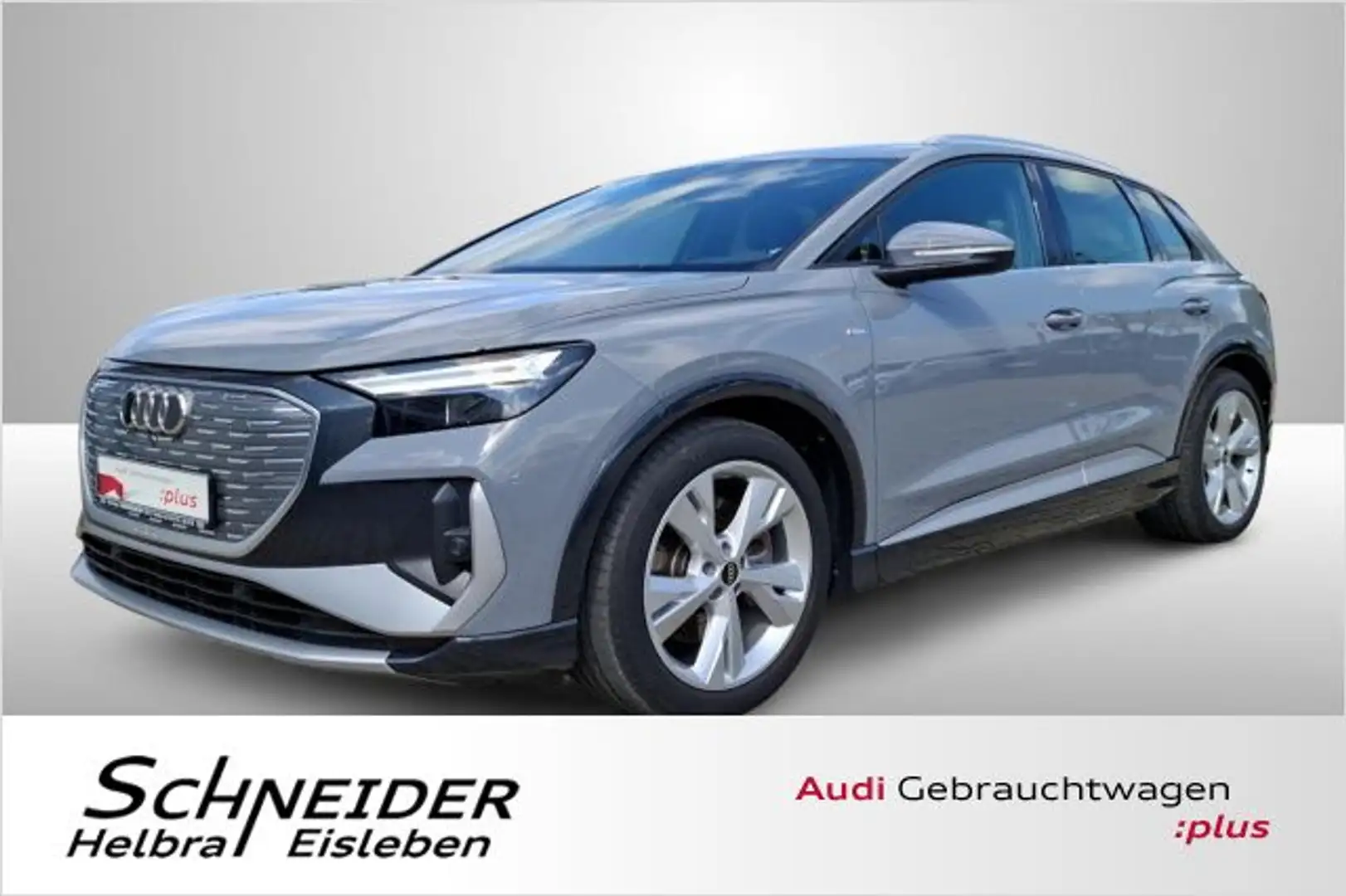 Audi Q4 e-tron 40 S-LINE NAVI+SHZ+LED+DAB Sportpaket Grau - 1
