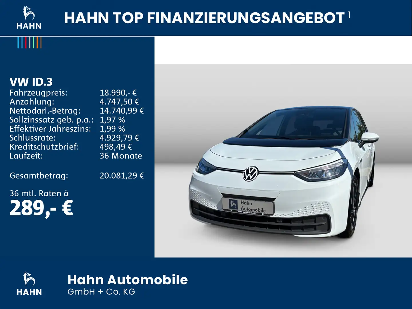 Volkswagen ID.3 Pro Life LED Navi ACC Sitzhzg APP PDC DAB Weiß - 2