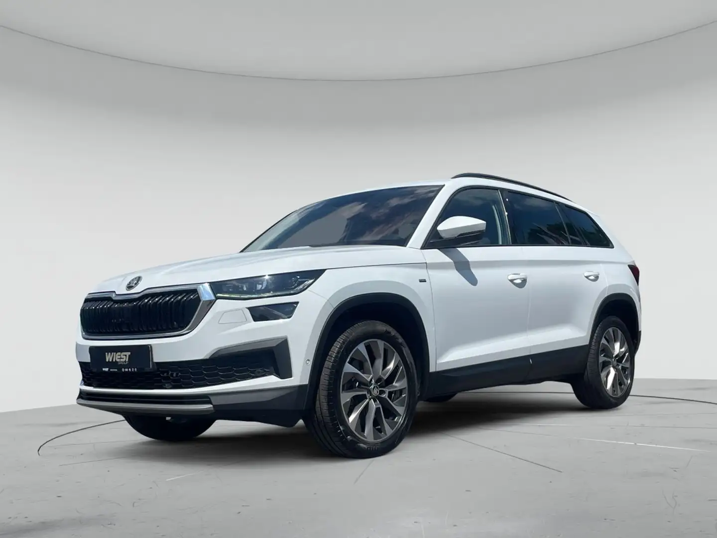 Skoda Kodiaq Clever 4x4 2.0 TDI DSG AHK RFK LED Navi A Weiß - 2