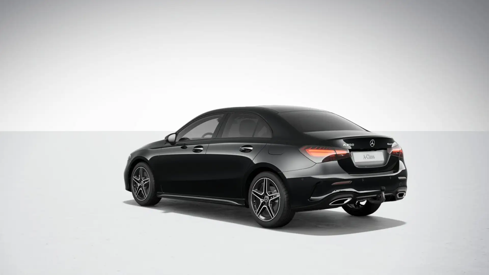 Mercedes-Benz A 250 A 250 4M Limo AMG+NIGHT+AHK+DISTRO+PANO+HUD+360° Schwarz - 2