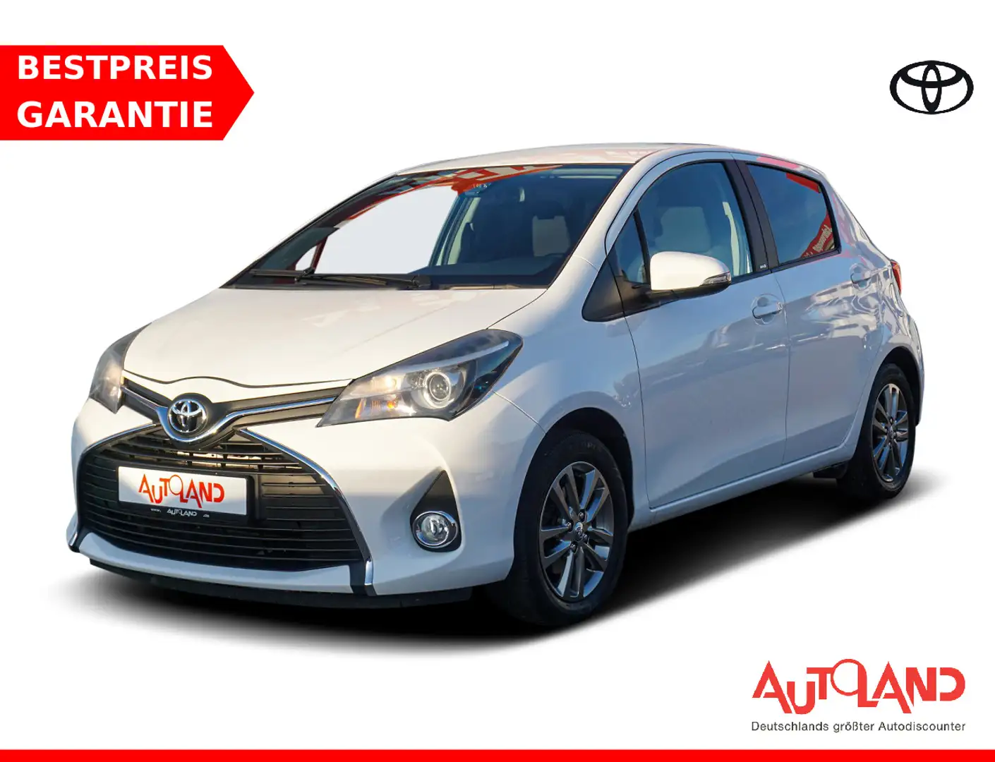Toyota Yaris 1.3 Edition S Kamera Tempomat Sitzheizung Weiß - 1