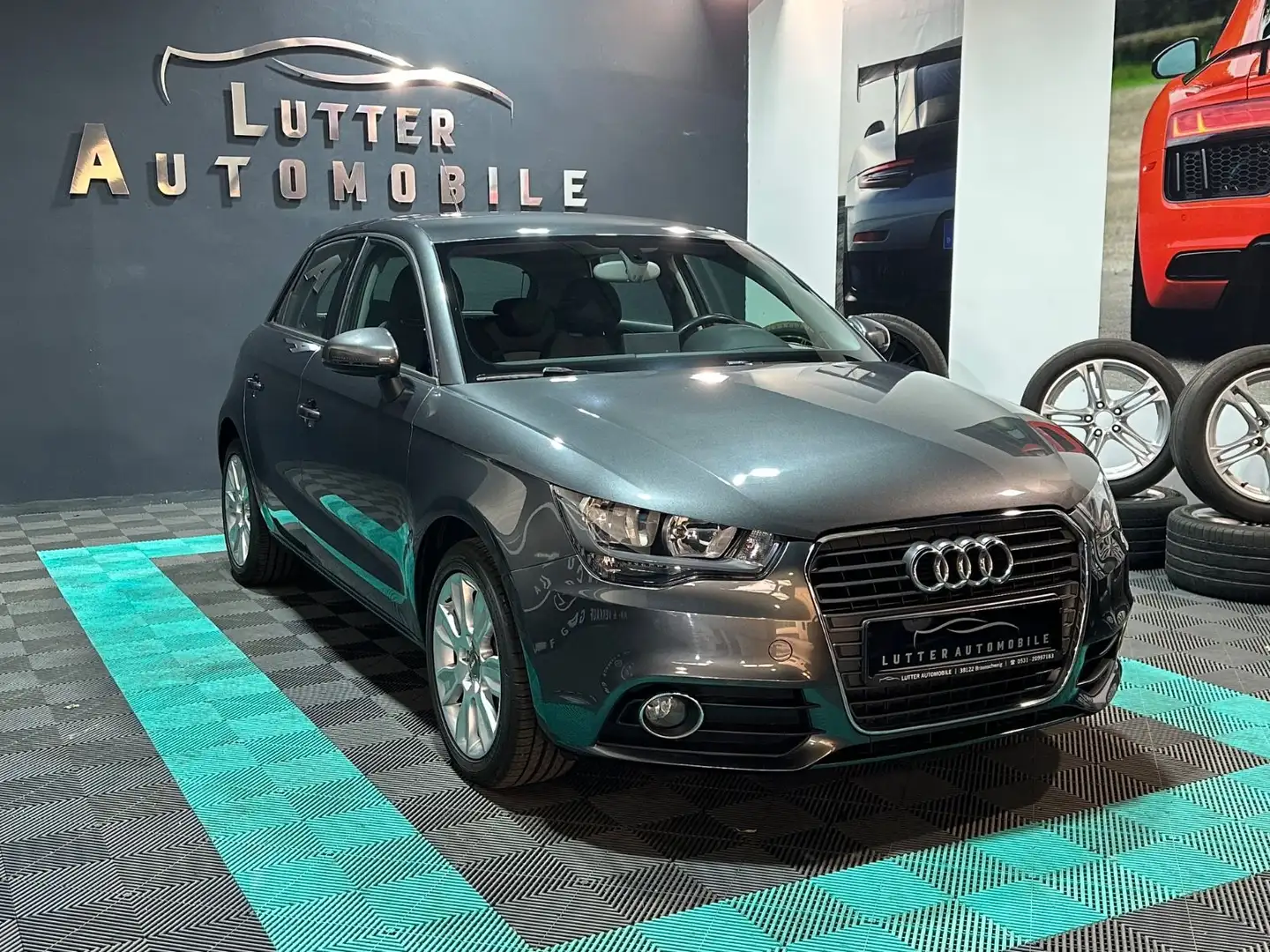 Audi A1 Sportback Ambition*PDC*KLIMA*SHZ*MFL*1-HAND* Grigio - 1