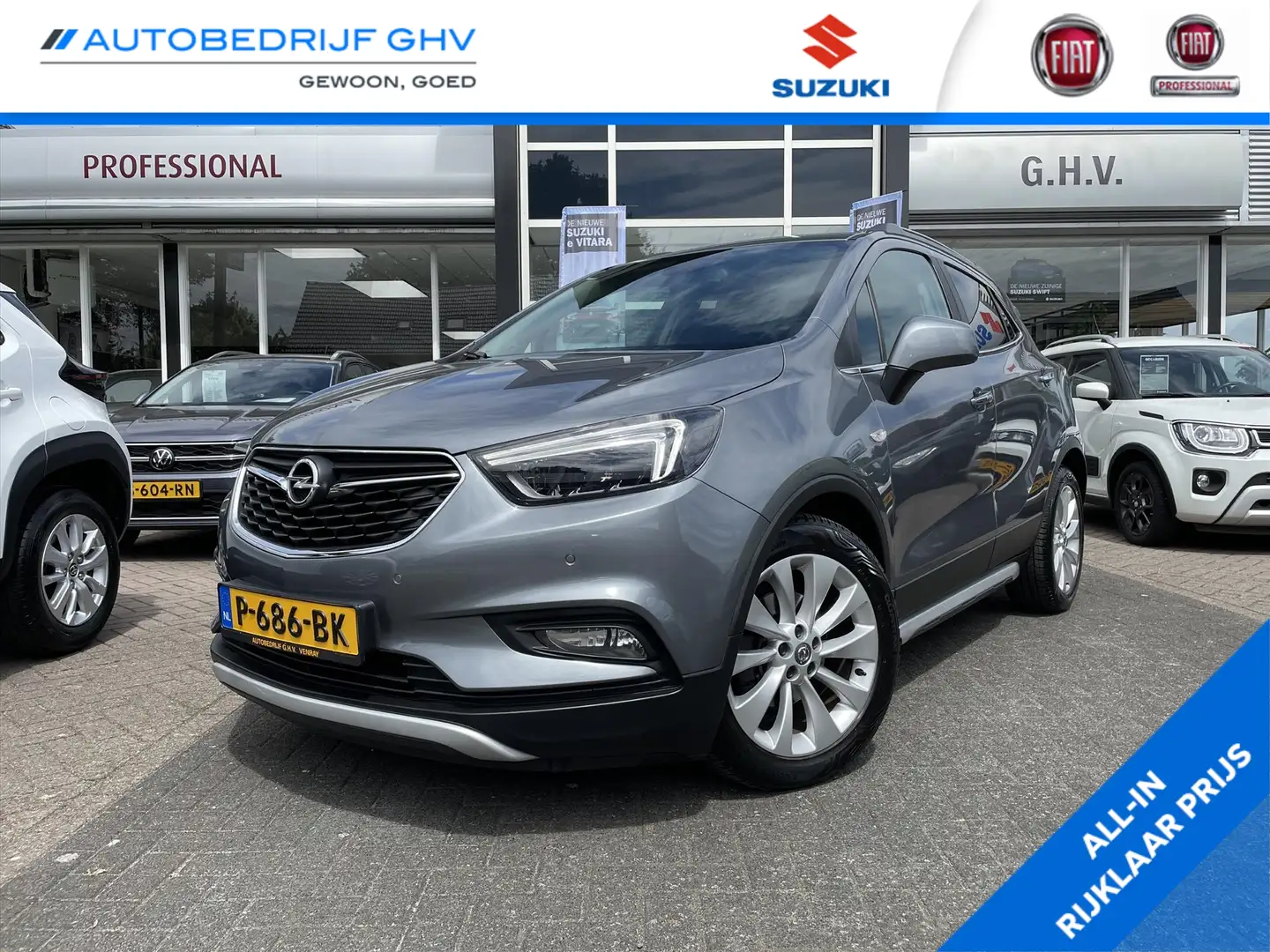 Opel Mokka X 1.4 Turbo 140pk Innovation Automaat | Trekhaak | Grigio - 1