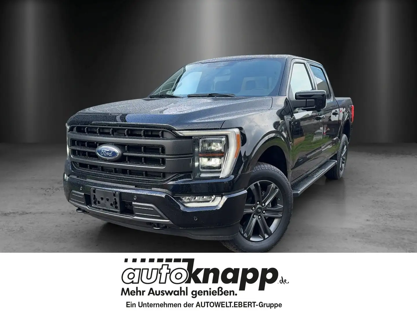 Ford F 150 F-150 Lariat BLACK 4x4 NAVI/AHK/360°/PANORAMA Siyah - 1
